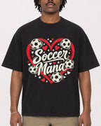 Mockup Boxy Heavyweight Tee Black male close-up 04