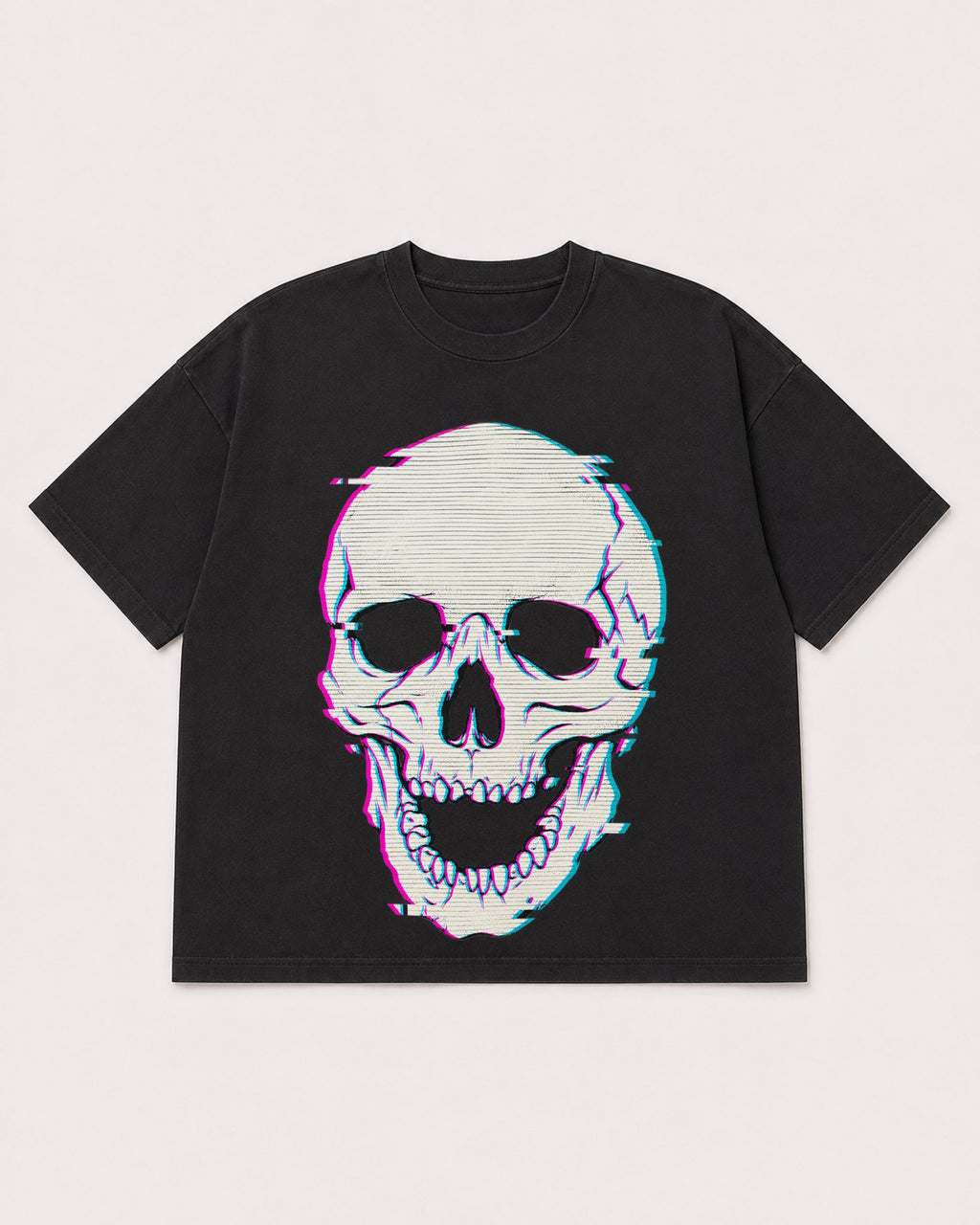 Mockup Boxy Heavyweight Tee Black product