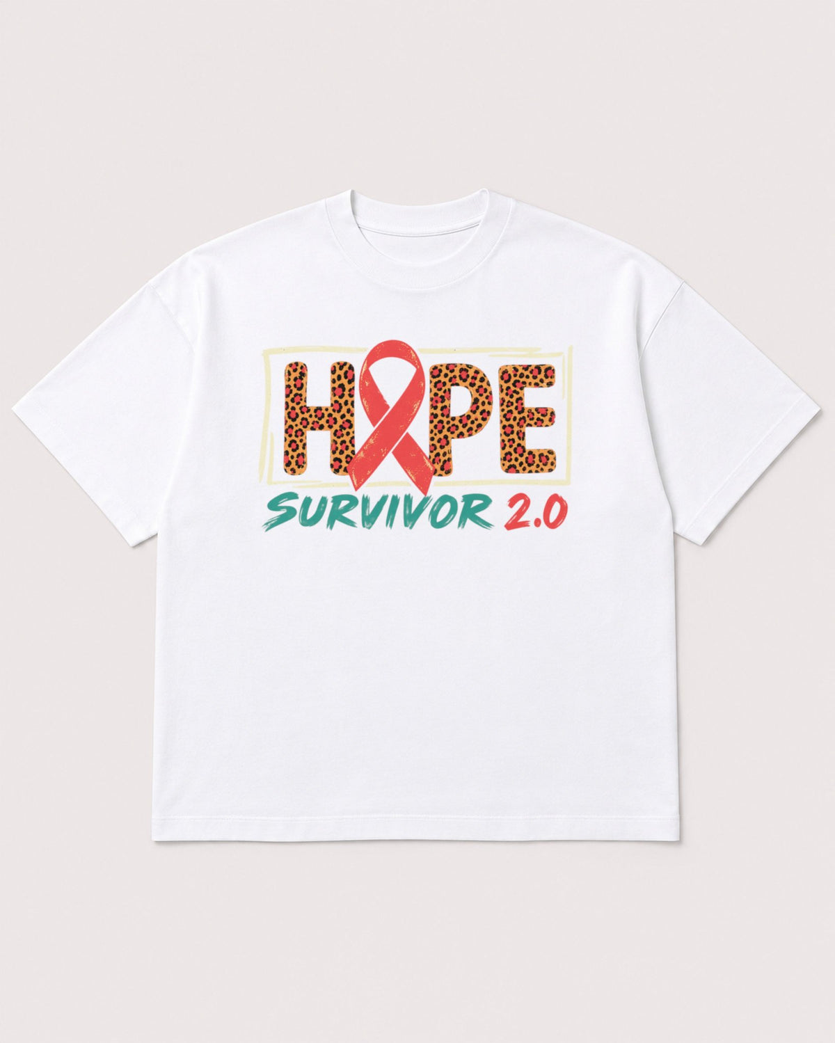 Mockup Boxy Heavyweight Tee White product