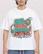Mockup Boxy Heavyweight Tee White male close-up 03