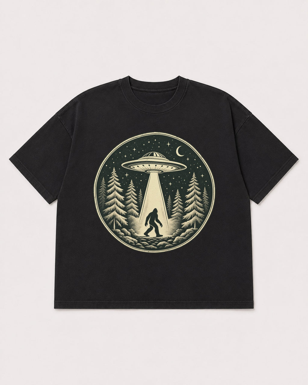 Mockup Boxy Heavyweight Tee Black product