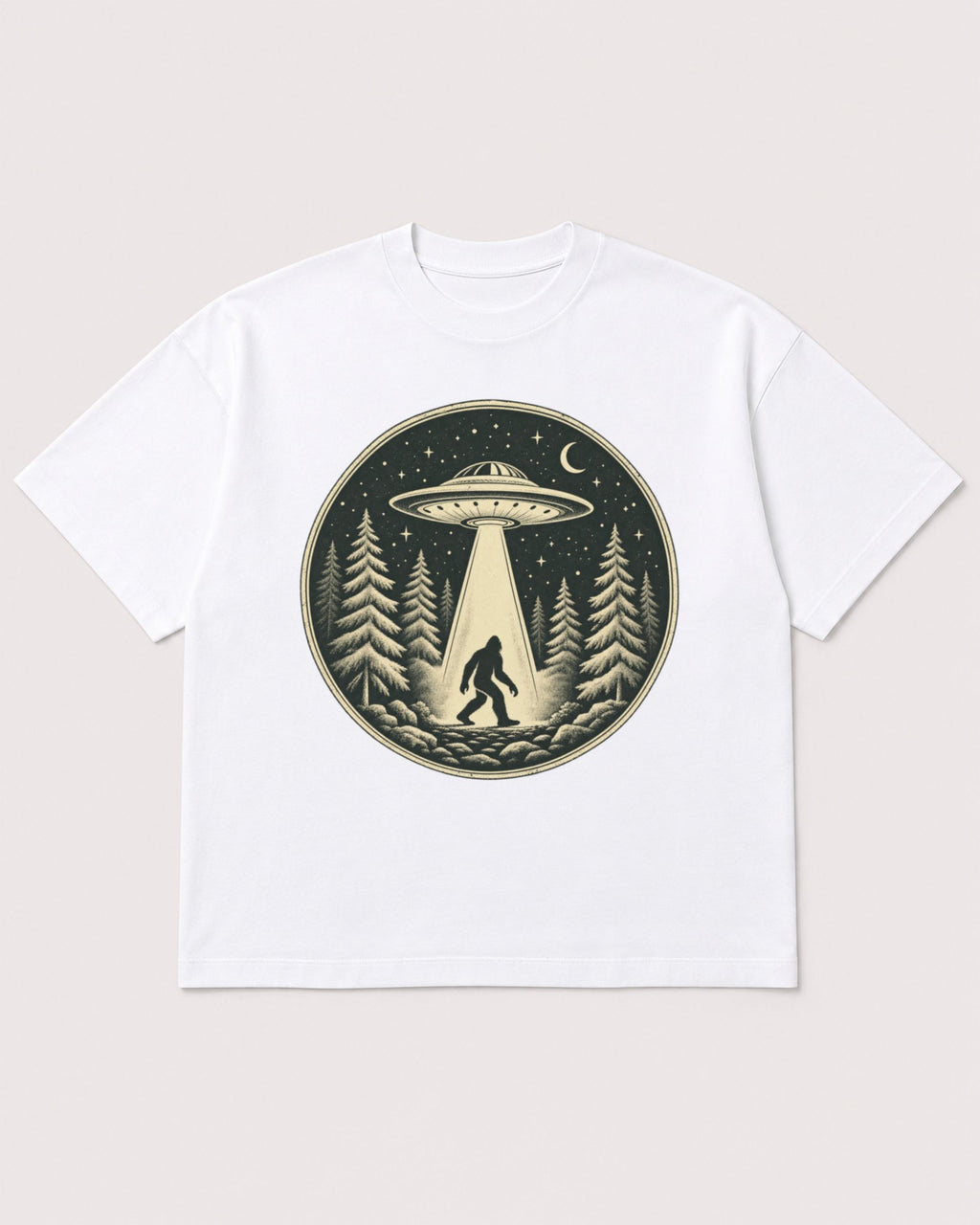 Mockup Boxy Heavyweight Tee White product