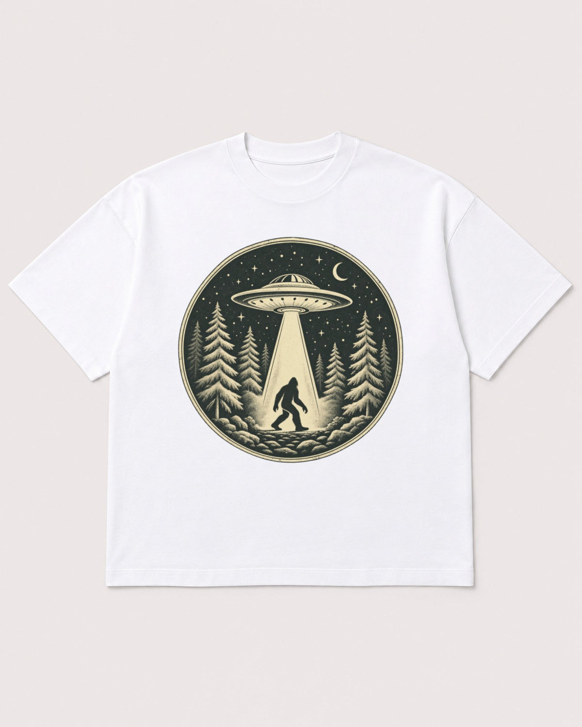 Mockup Boxy Heavyweight Tee White product