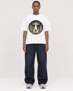 Mockup Boxy Heavyweight Tee White female full-body 34