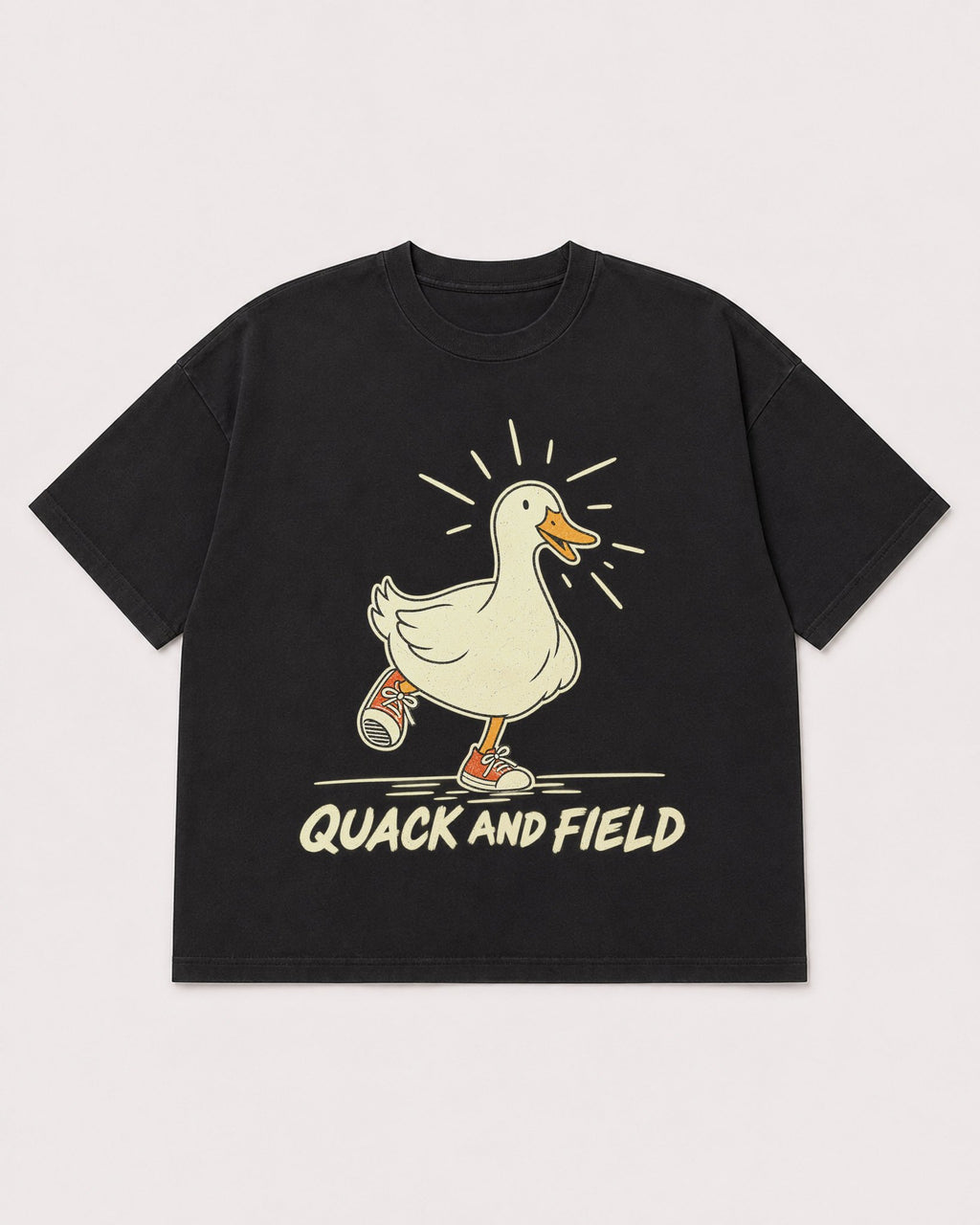 Mockup Boxy Heavyweight Tee Black product
