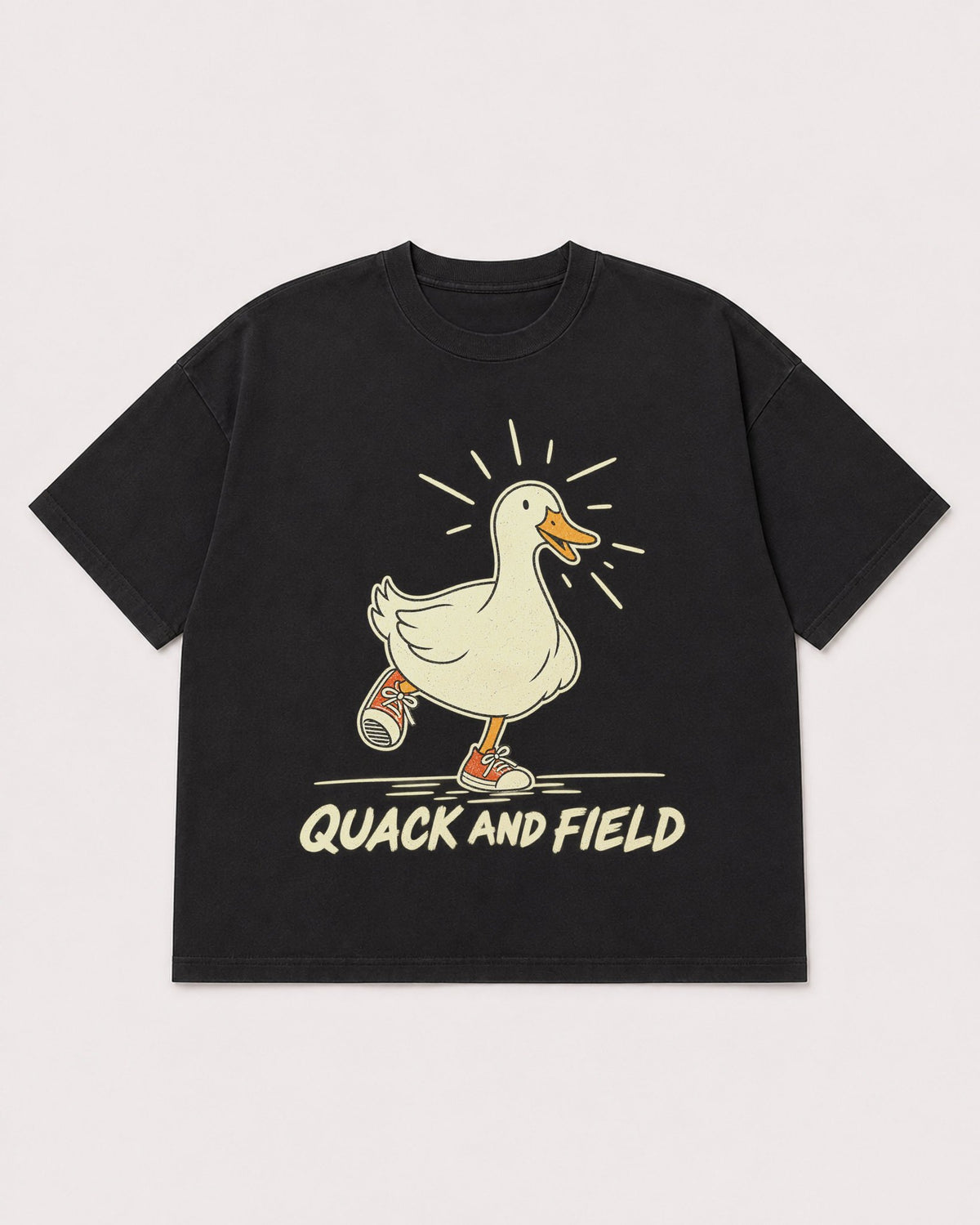 Mockup Boxy Heavyweight Tee Black product