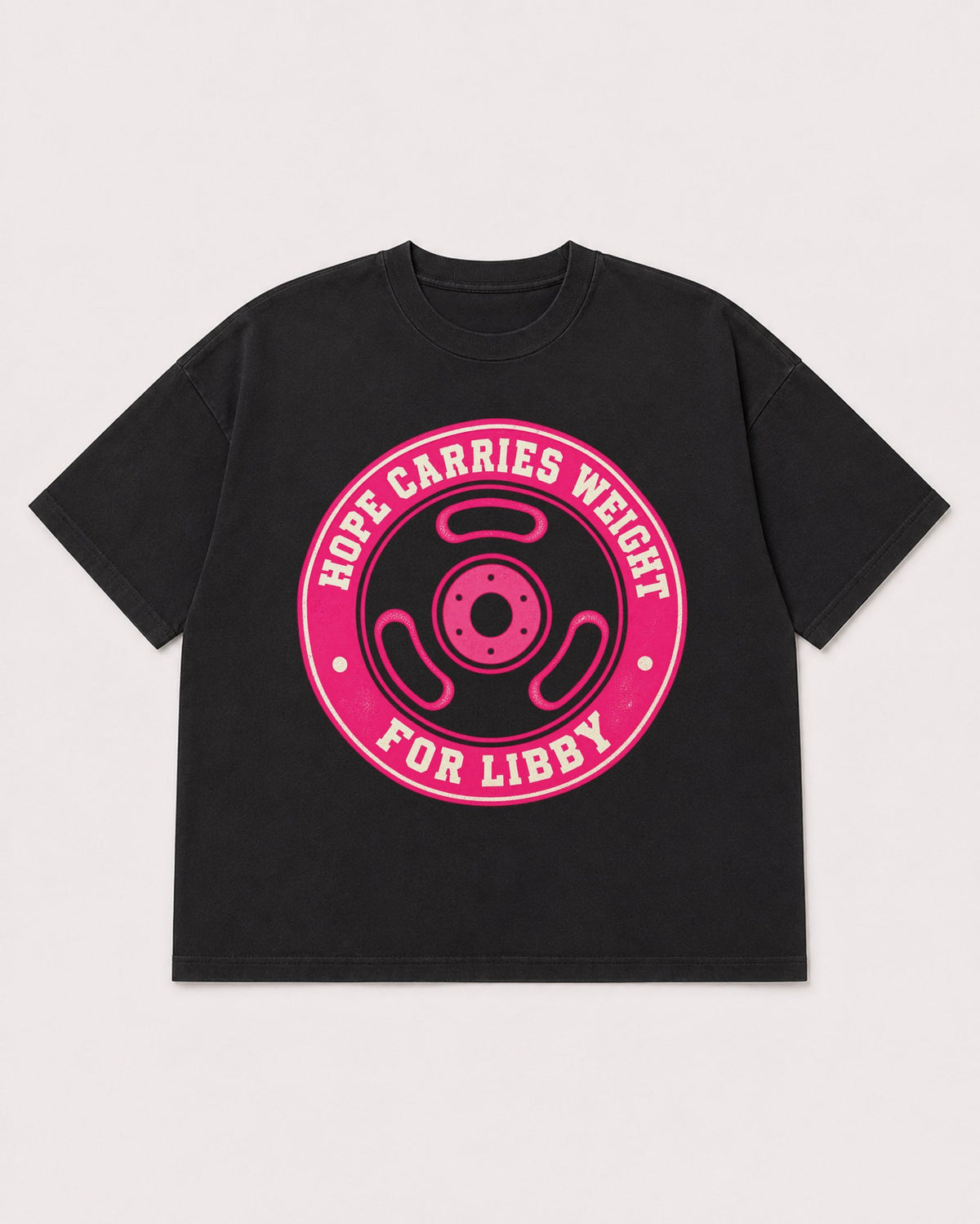Mockup Boxy Heavyweight Tee Black product