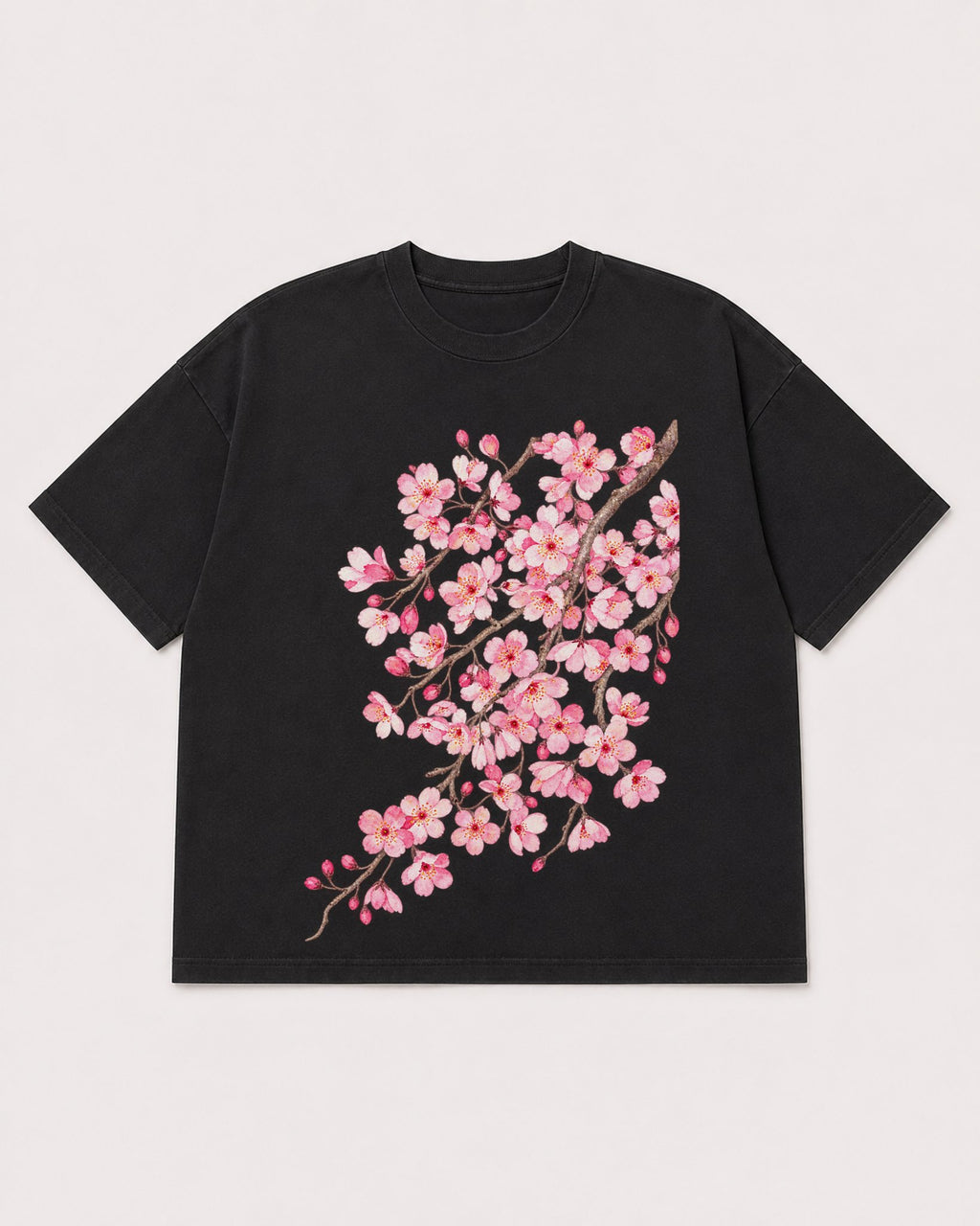 Mockup Boxy Heavyweight Tee Black product