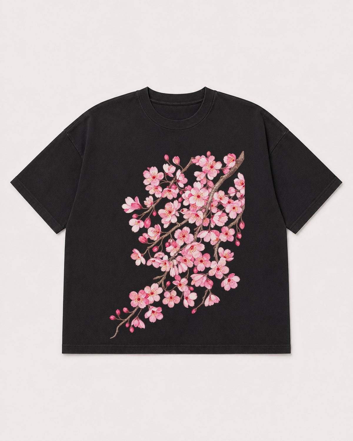 Mockup Boxy Heavyweight Tee Black product