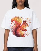 Mockup Boxy Heavyweight Tee White female close-up 04