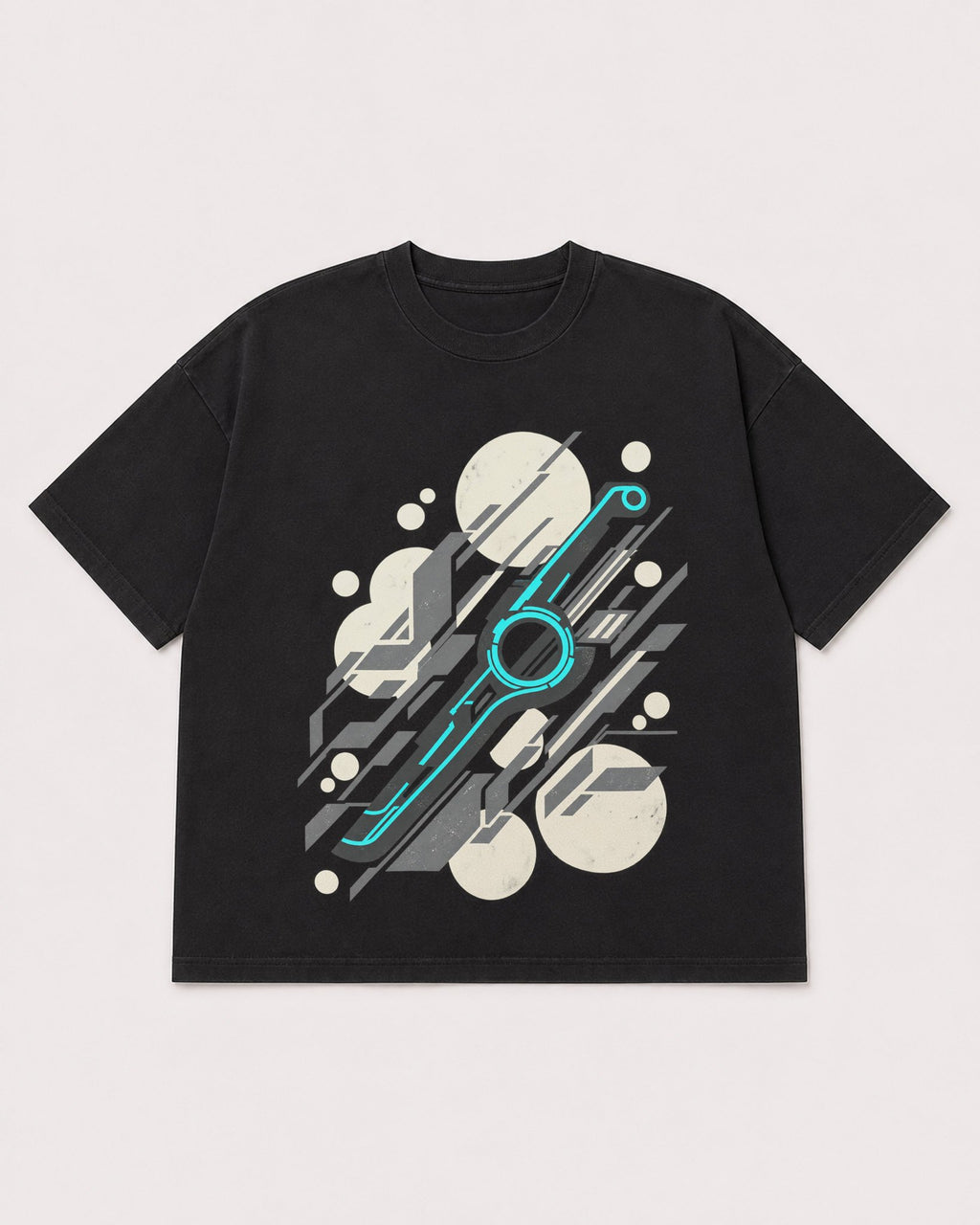 Mockup Boxy Heavyweight Tee Black product