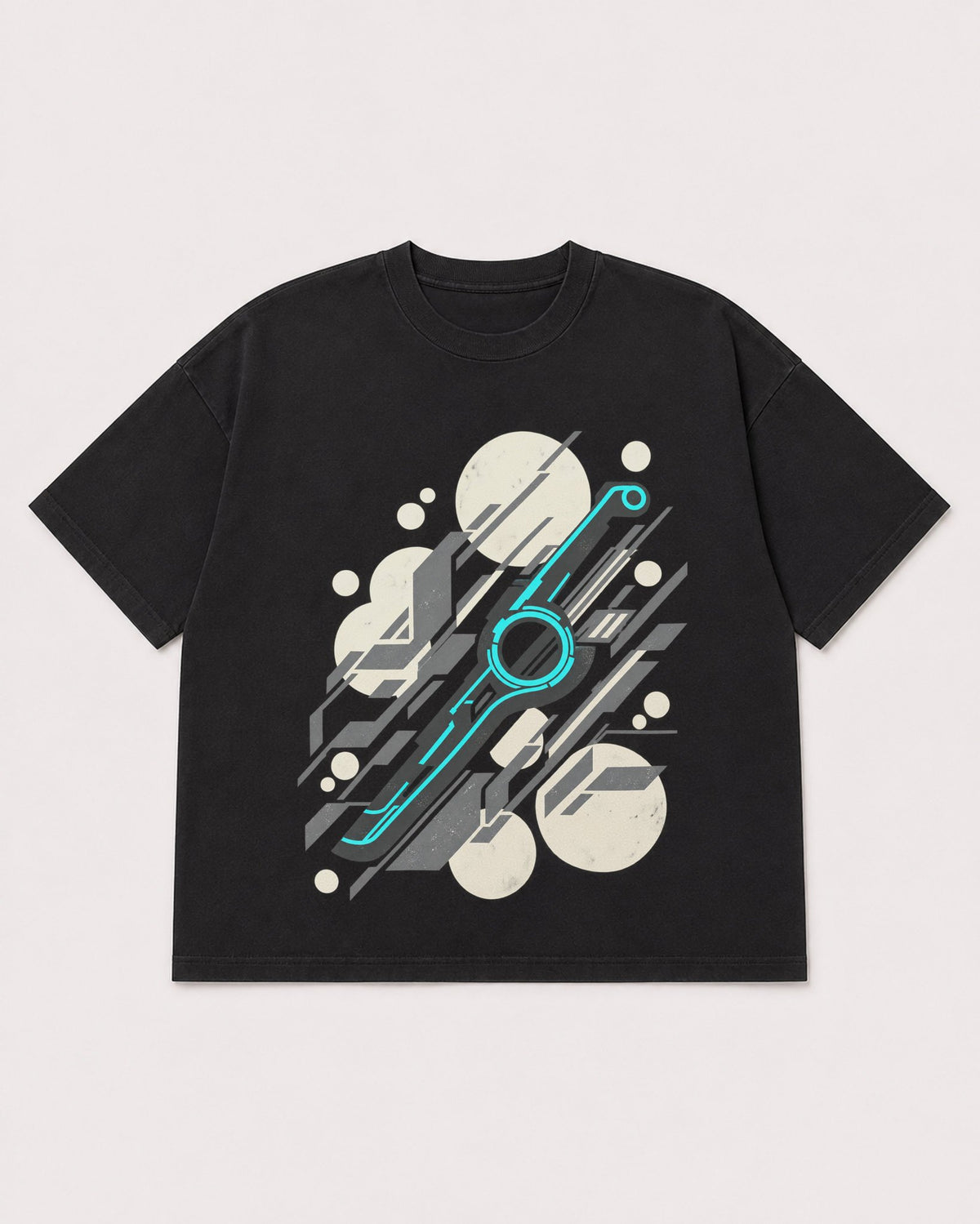 Mockup Boxy Heavyweight Tee Black product