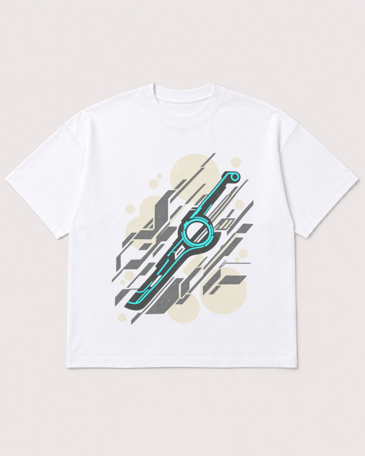 Mockup Boxy Heavyweight Tee White product