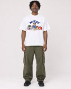 Mockup Boxy Heavyweight Tee White male full-body 04