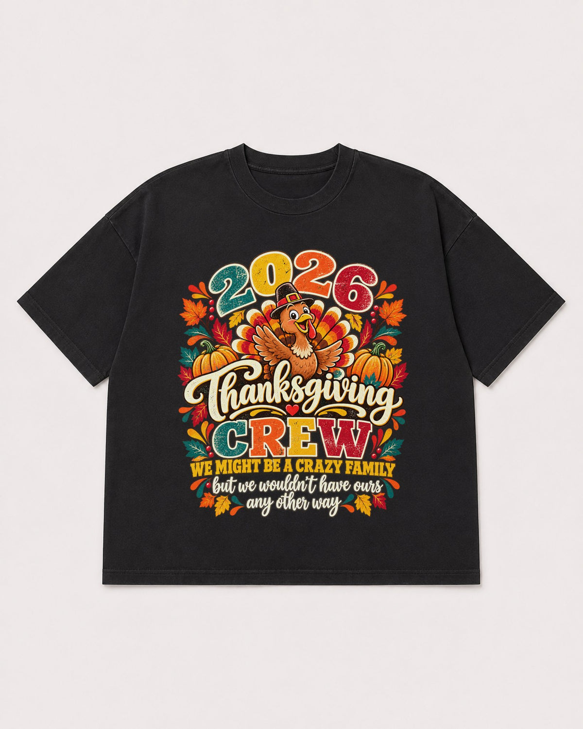 Mockup Boxy Heavyweight Tee Black product