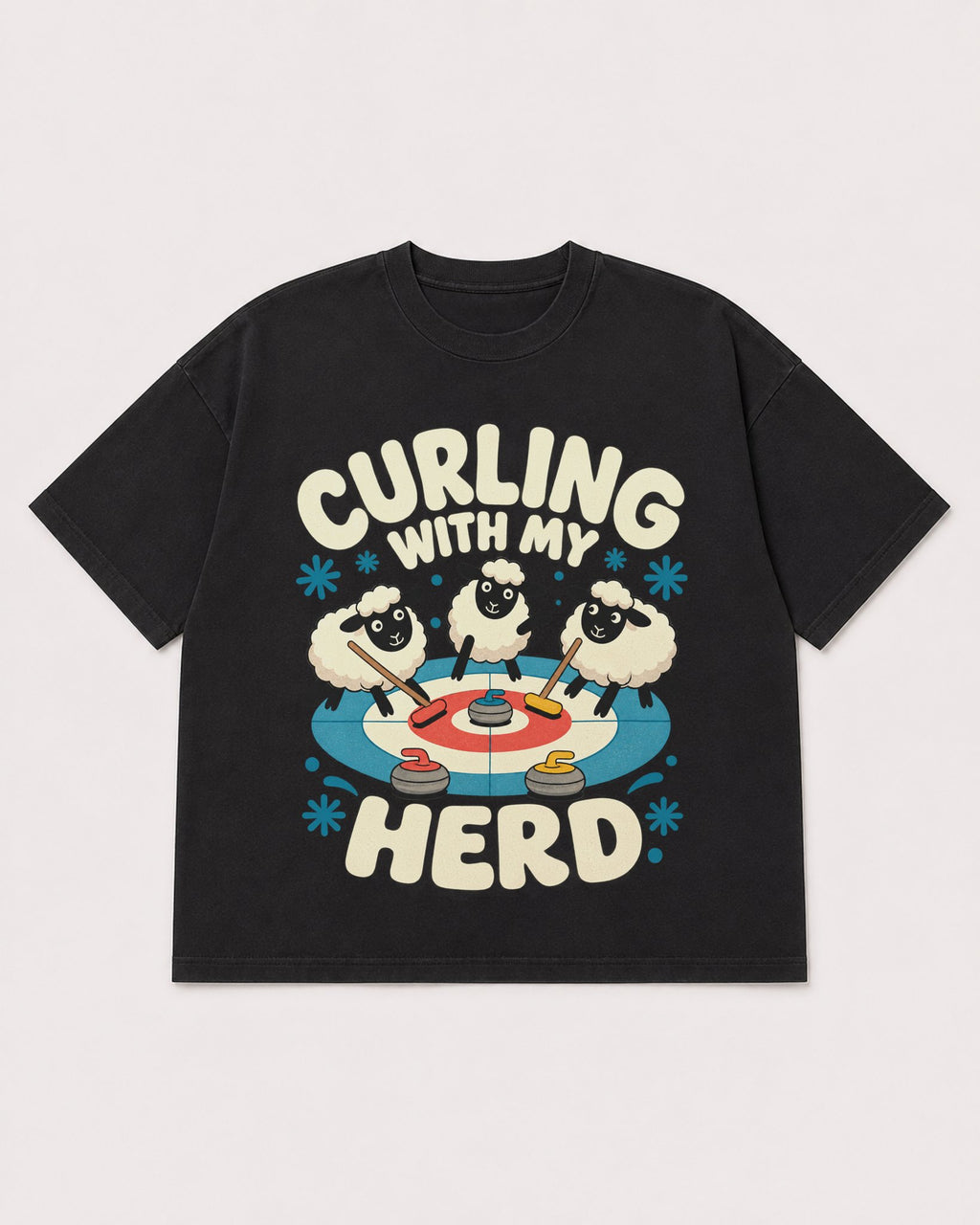 Mockup Boxy Heavyweight Tee Black product