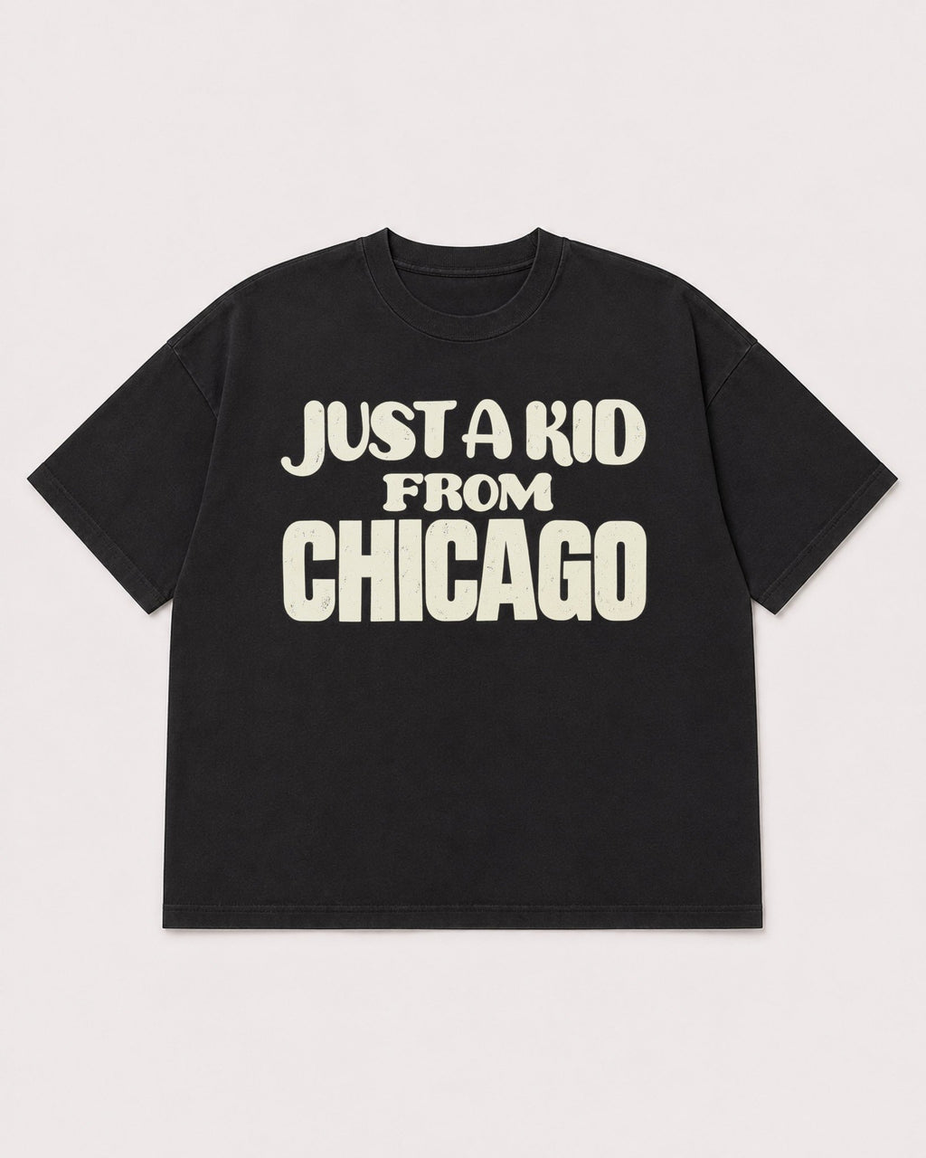 Mockup Boxy Heavyweight Tee Black product