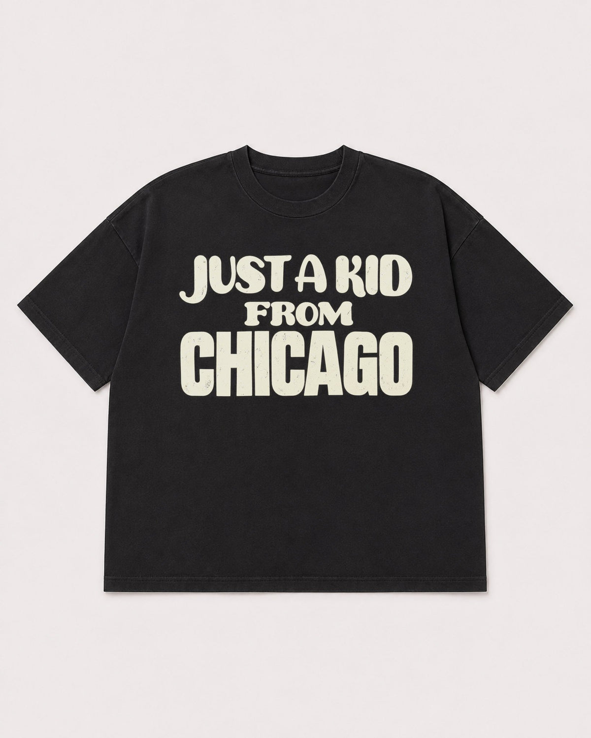 Mockup Boxy Heavyweight Tee Black product