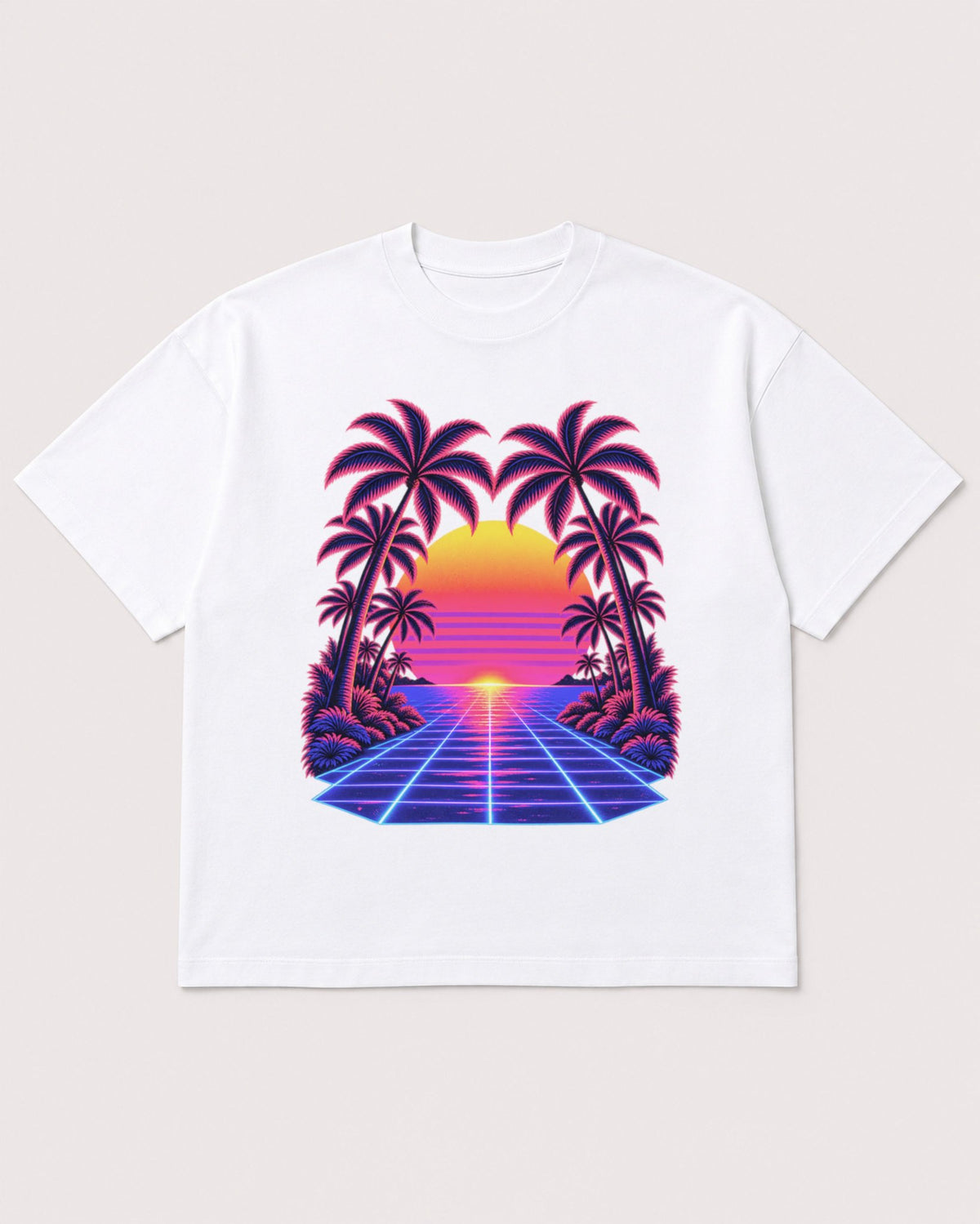 Mockup Boxy Heavyweight Tee White product