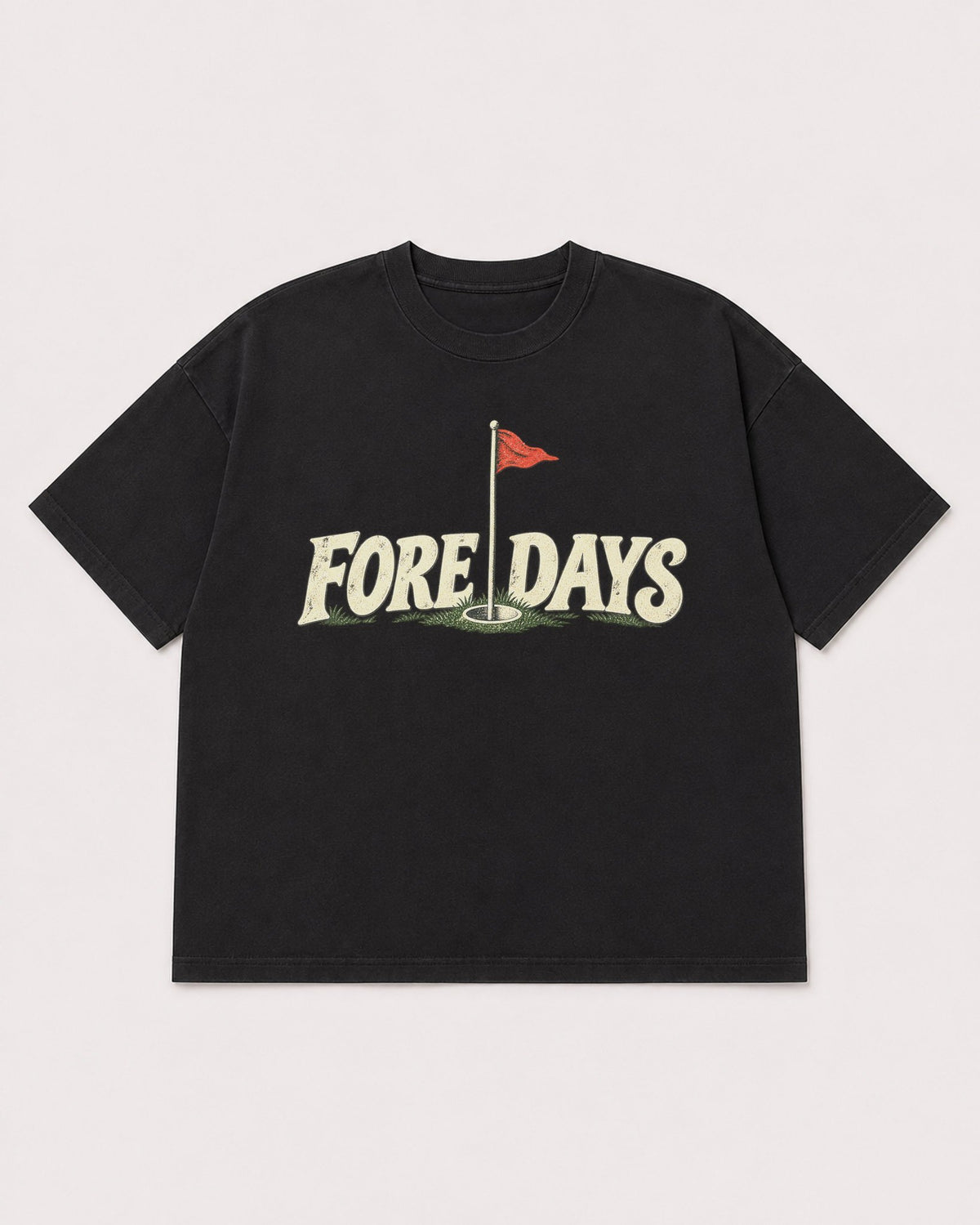 Mockup Boxy Heavyweight Tee Black product
