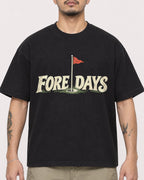 Mockup Boxy Heavyweight Tee Black male close-up 12