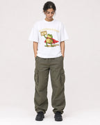 Mockup Boxy Heavyweight Tee White female full-body 17