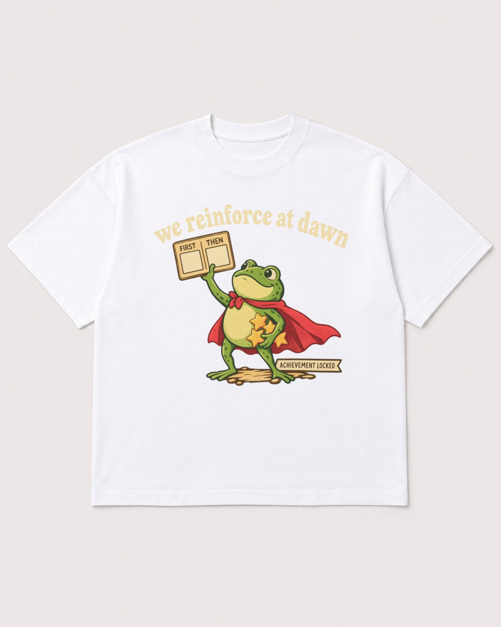 Mockup Boxy Heavyweight Tee White product