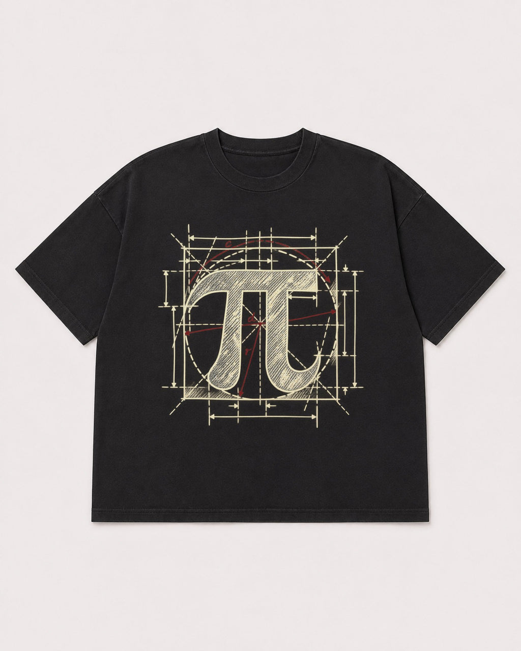 Mockup Boxy Heavyweight Tee Black product