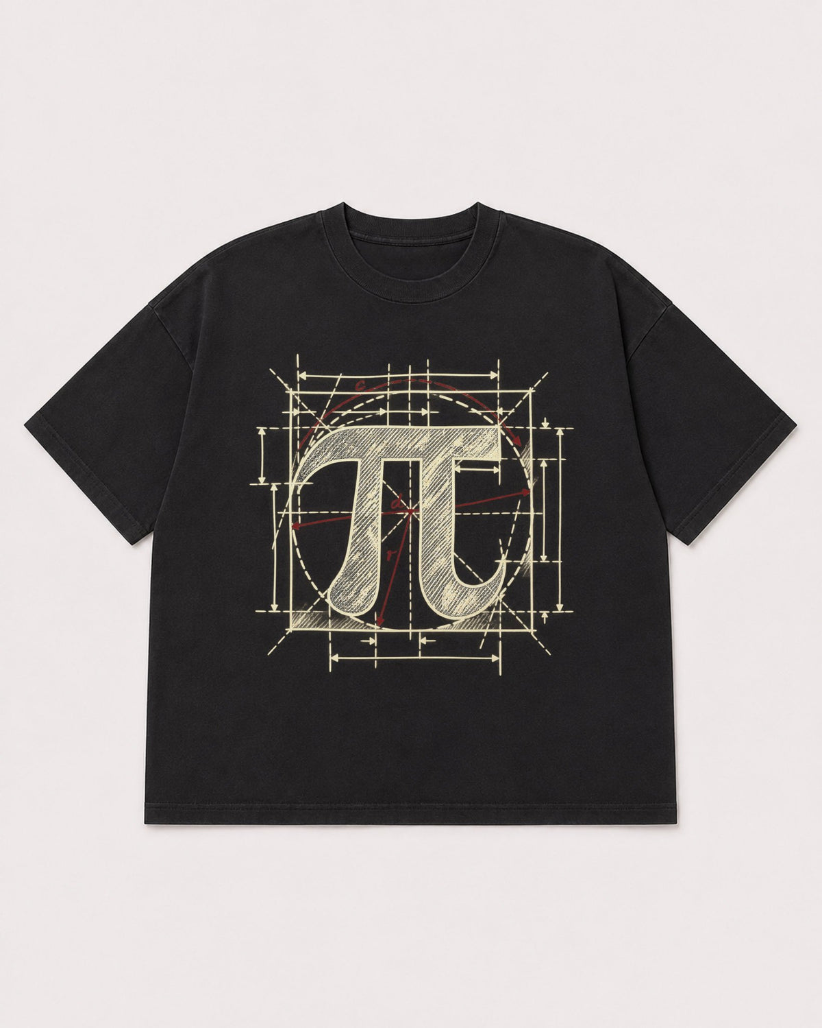 Mockup Boxy Heavyweight Tee Black product