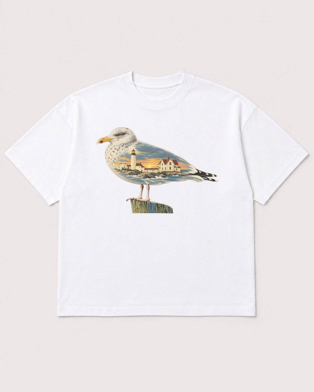 Mockup Boxy Heavyweight Tee White product