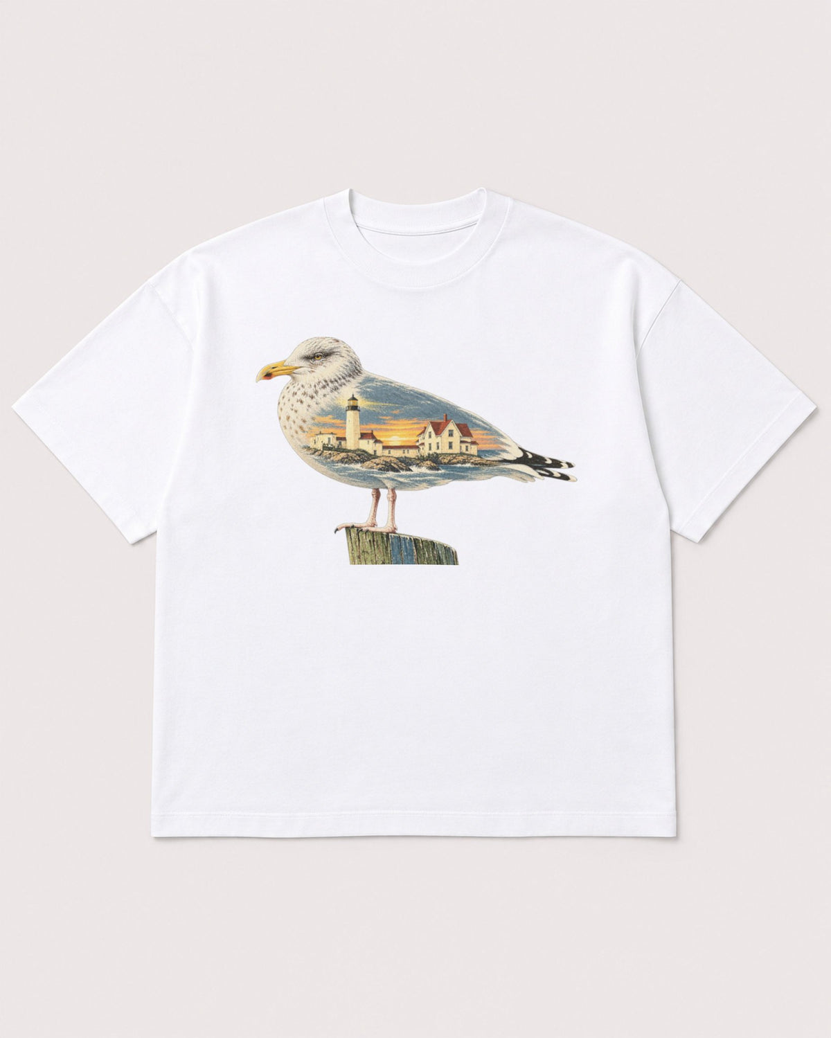 Mockup Boxy Heavyweight Tee White product