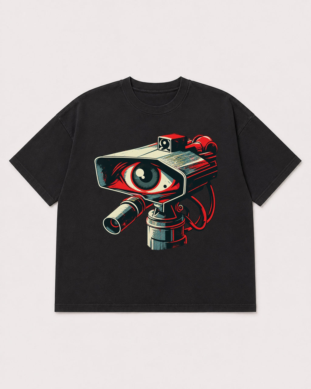 Mockup Boxy Heavyweight Tee Black product