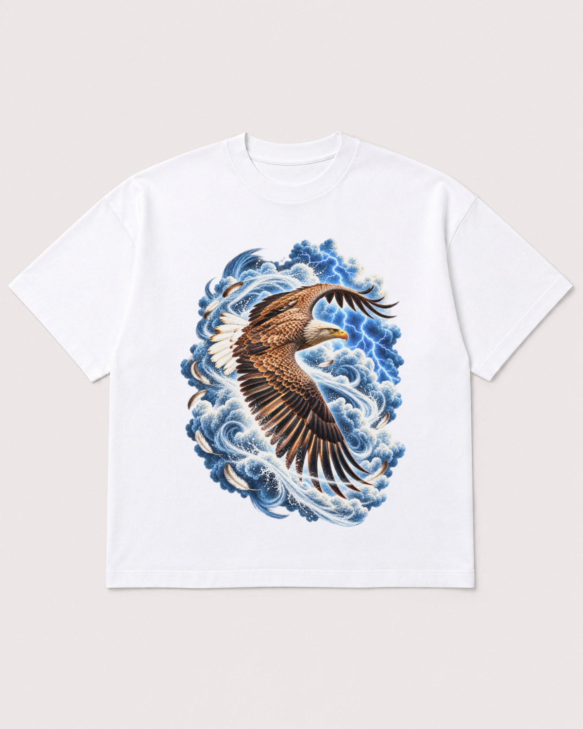 Mockup Boxy Heavyweight Tee White product