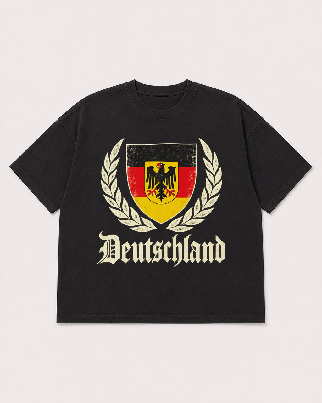 Mockup Boxy Heavyweight Tee Black product