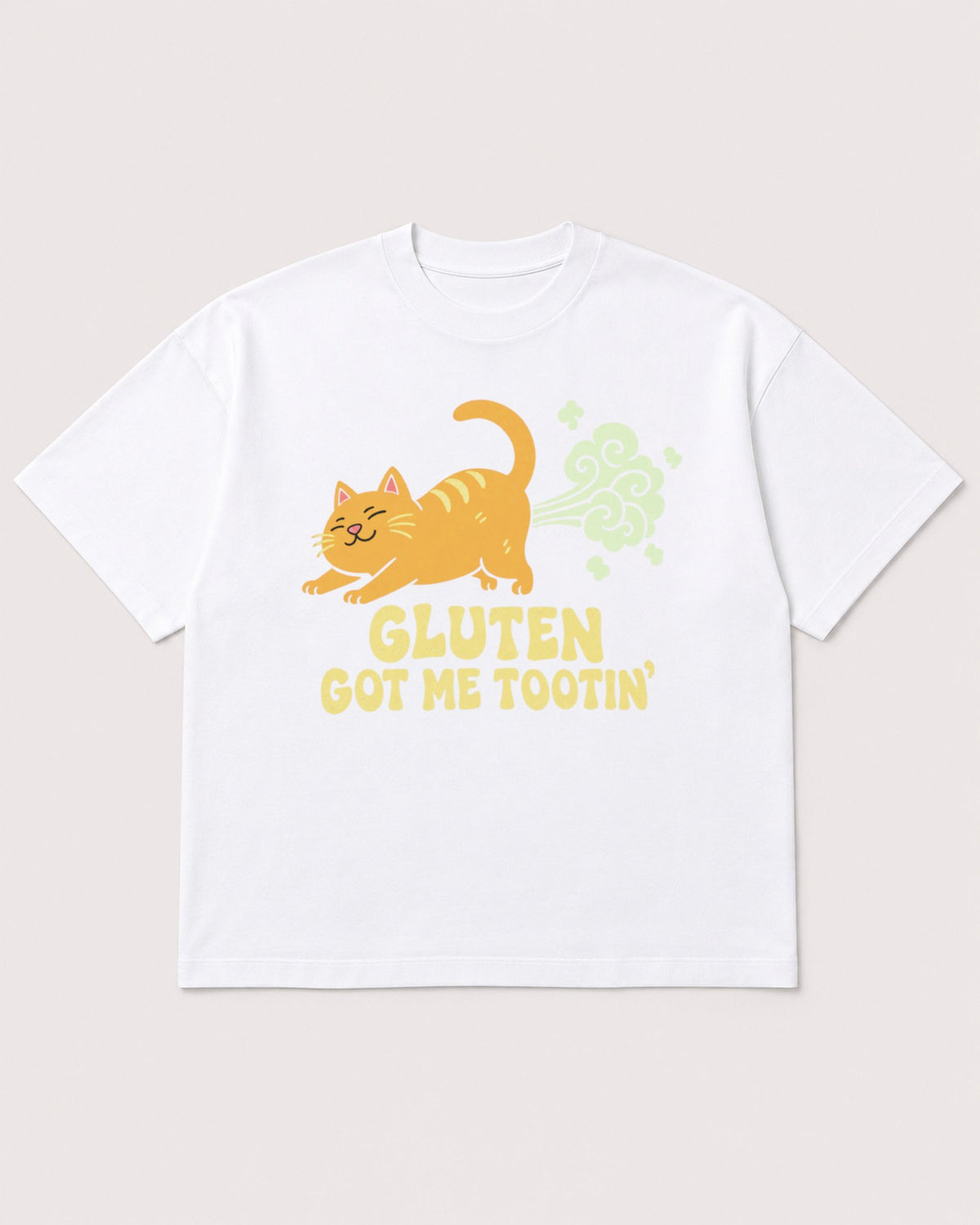 Mockup Boxy Heavyweight Tee White product