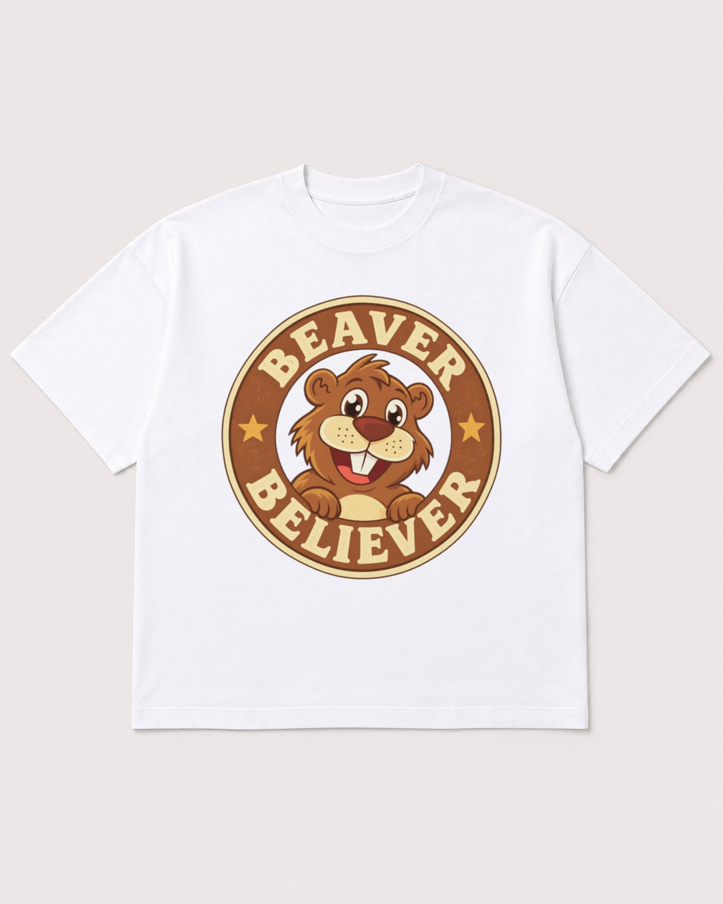 Mockup Boxy Heavyweight Tee White product