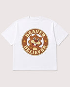 Mockup Boxy Heavyweight Tee White product
