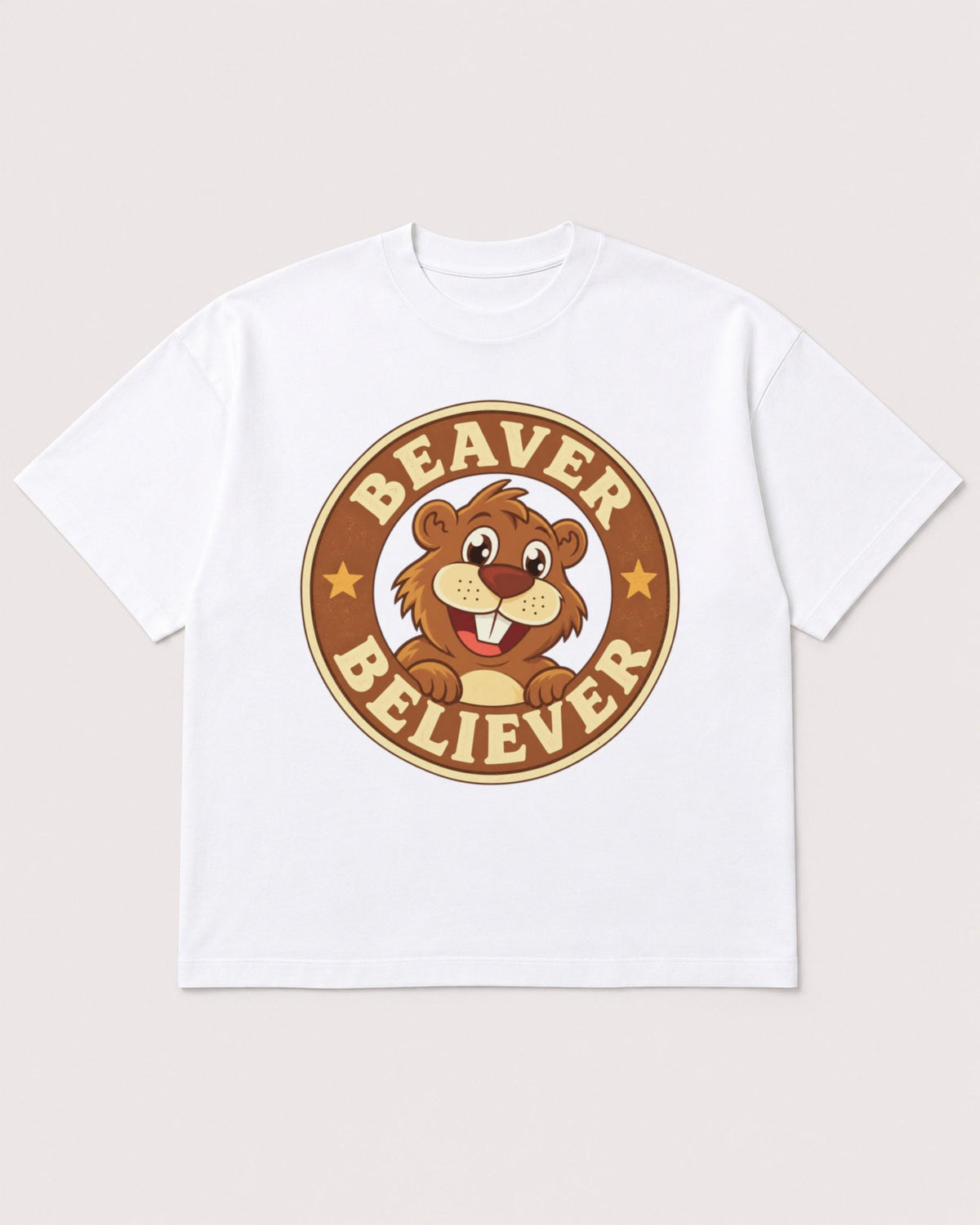 Mockup Boxy Heavyweight Tee White product