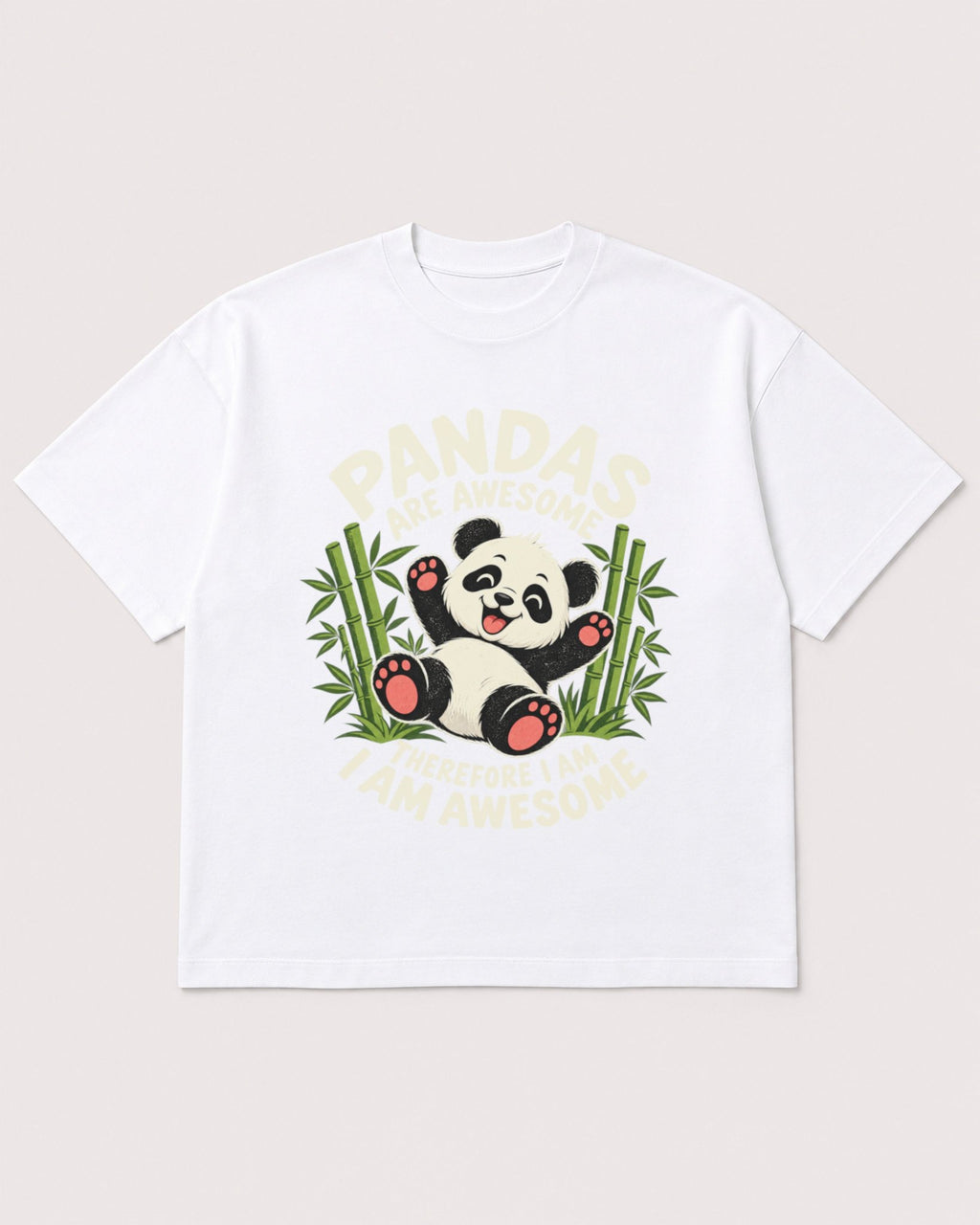 Mockup Boxy Heavyweight Tee White product