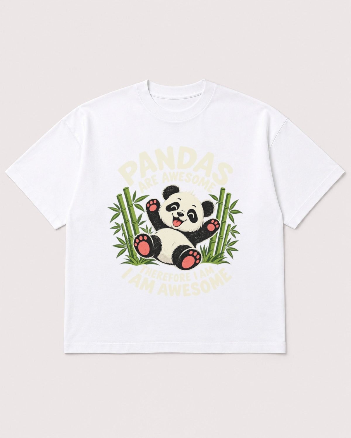 Mockup Boxy Heavyweight Tee White product