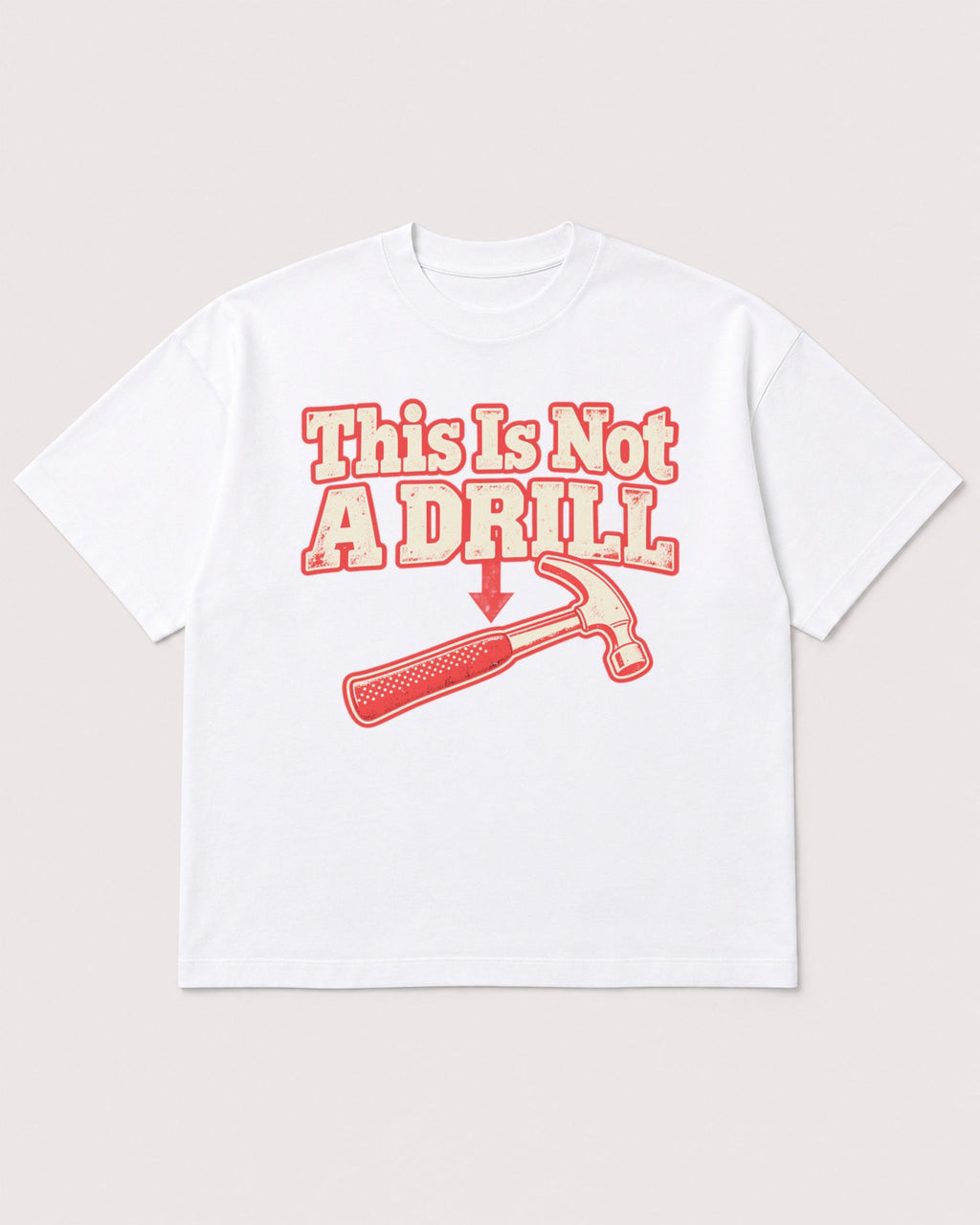 Mockup Boxy Heavyweight Tee White product