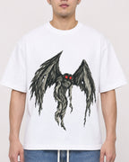 Mockup Boxy Heavyweight Tee White male close-up 13