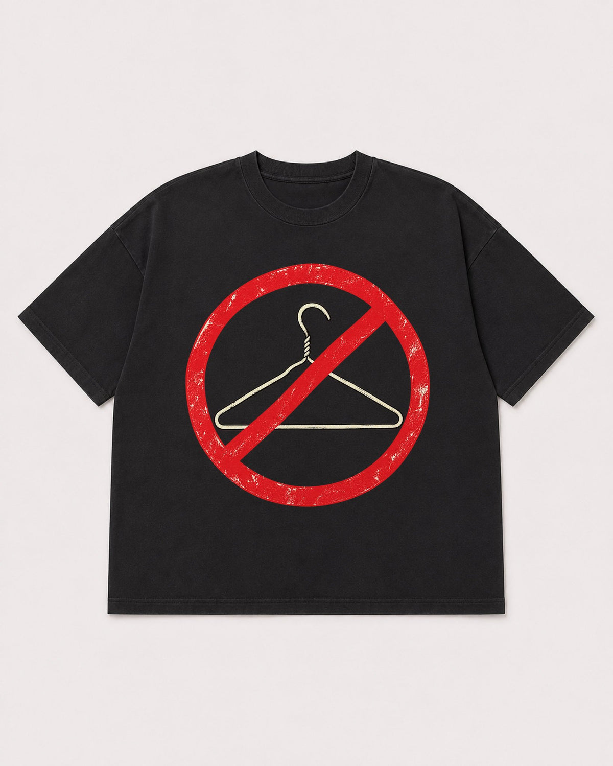 Mockup Boxy Heavyweight Tee Black product