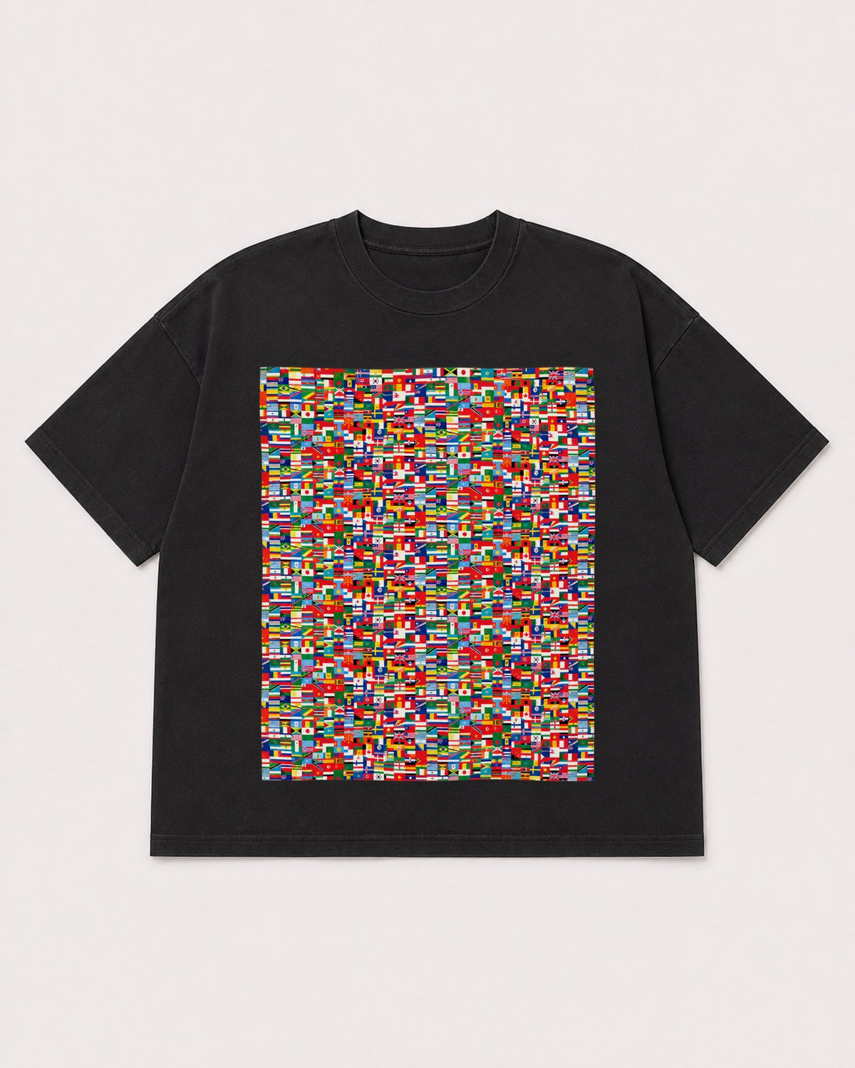 Mockup Boxy Heavyweight Tee Black product