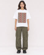 Mockup Boxy Heavyweight Tee White female full-body 02