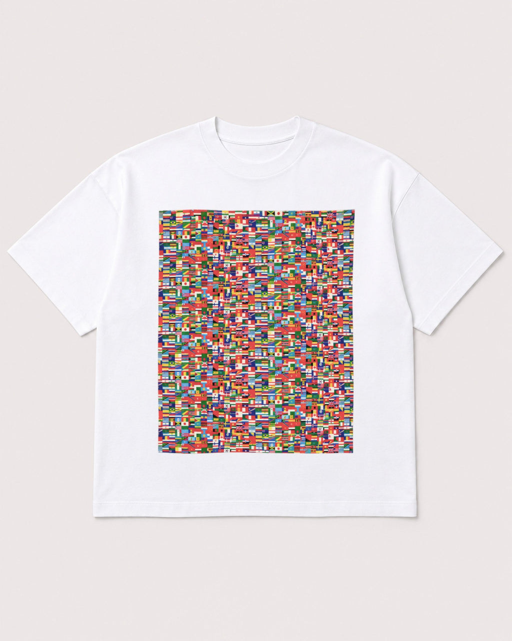 Mockup Boxy Heavyweight Tee White product