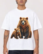 Mockup Boxy Heavyweight Tee White male close-up 06