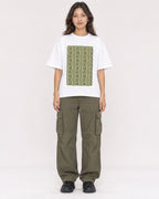 Mockup Boxy Heavyweight Tee White female full-body 02