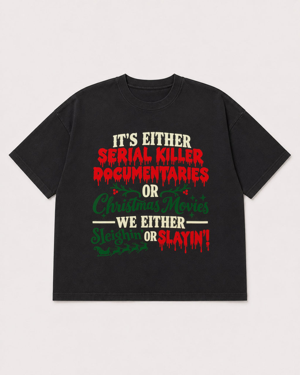 Mockup Boxy Heavyweight Tee Black product