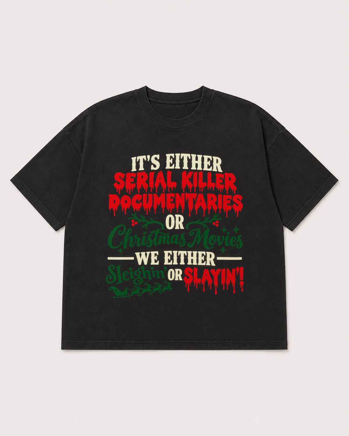 Mockup Boxy Heavyweight Tee Black product